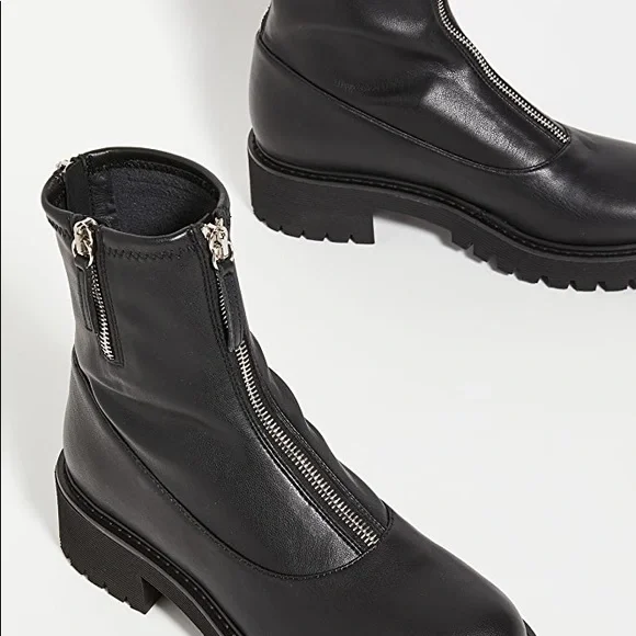 Giuseppe Zanotti Zip Up Combat Boots in Black Size 6.5 - Picture 10 of 13